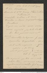 Nachlass Franz Steindachner, Brief von Gal Frères ("Gebrüder Gal") an Franz Steindachner (06.04.1909), Inv.Nr. 149.09, Seite 1